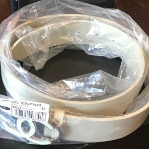 Chanel CC Logo Leather Belt